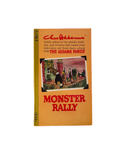 Vintage Paperback - Monster Rally - Chas Addams - 1965 Pocket Cardinal Edition