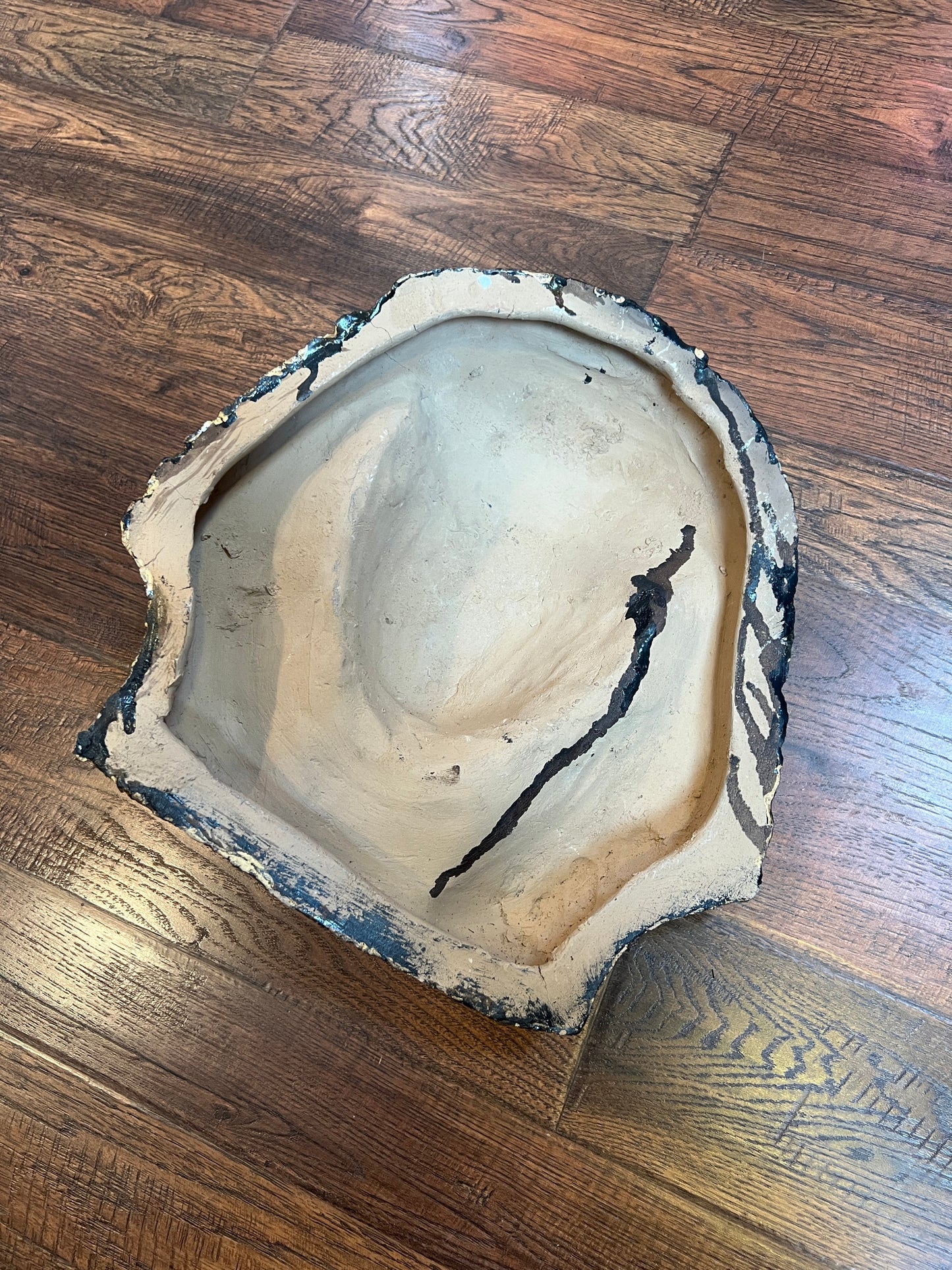 Vintage Home Decor - Ceramic Wall Mask - Bejeweled Bust of Tutankhamun