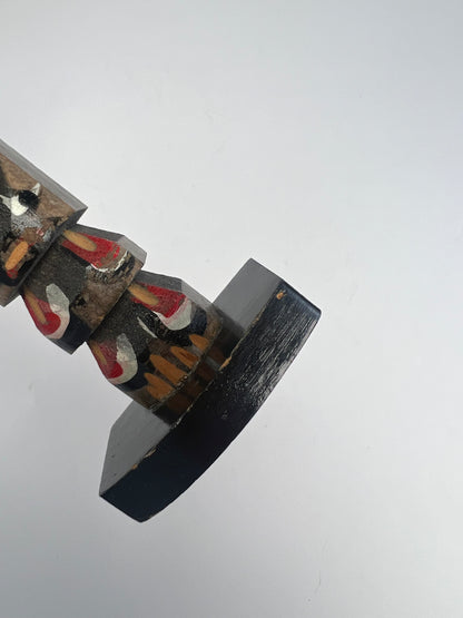 Vintage Souvenir - Hand Painted Totem Pole with Moveable Wings - Giftco Japan