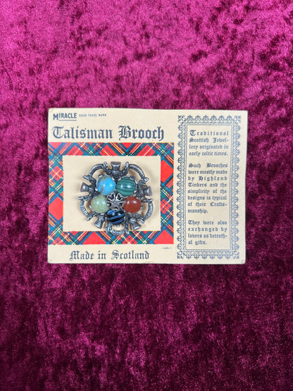 Vintage Jewelry - Brooch - Scottish Talisman - Miracle - Made In Scotland