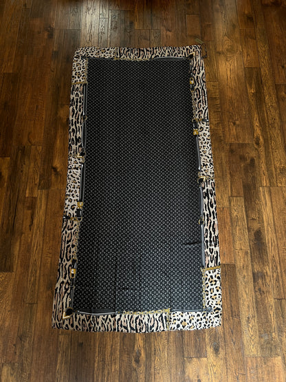 Vintage Louis Vuitton Long Soie Silk Scarf - Y2K Stephen Sprouse Cheetah Monogram Print