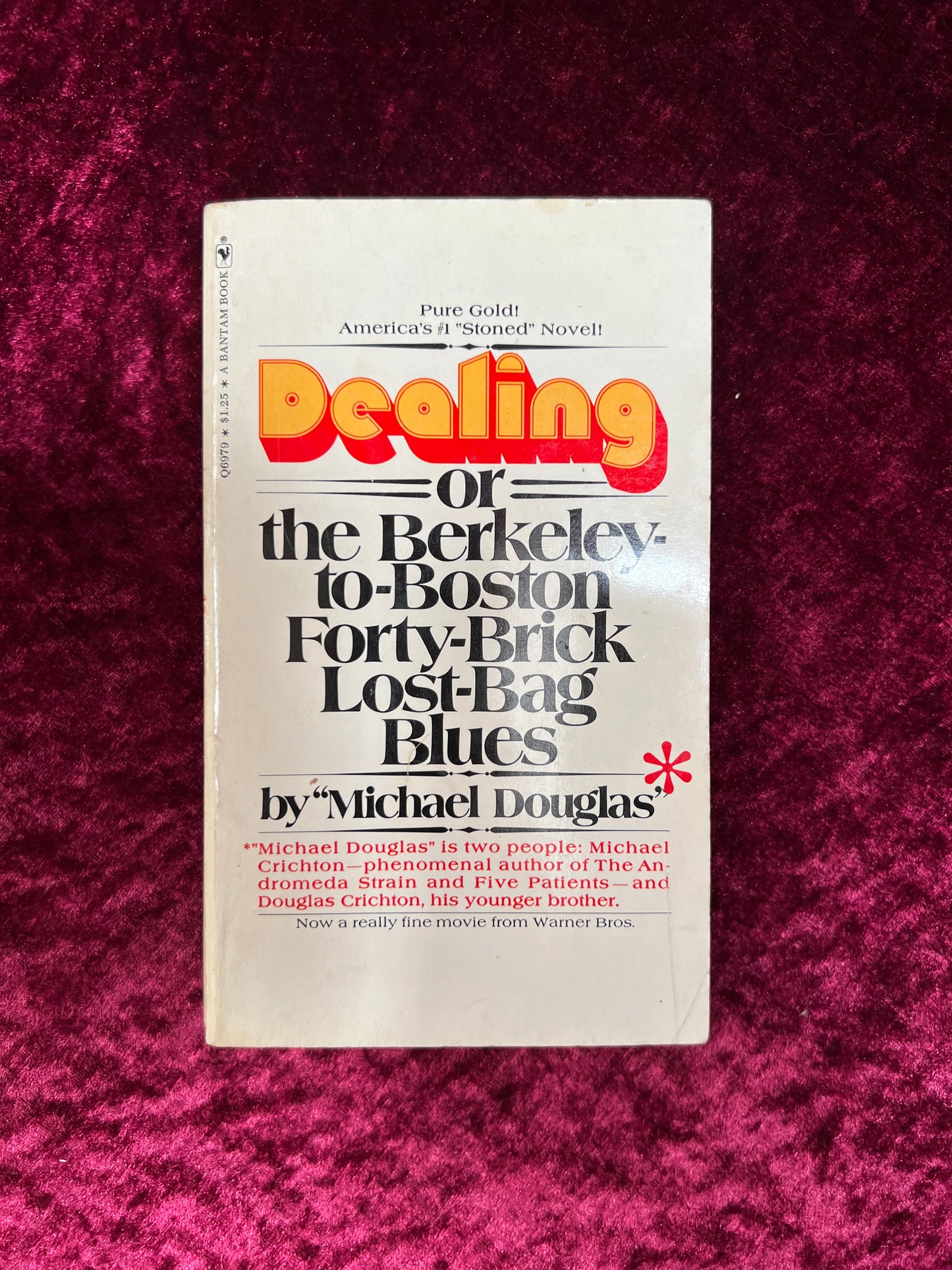 Vintage Paperback Book - Dealing - Michael Douglas - Bantam Books 1970