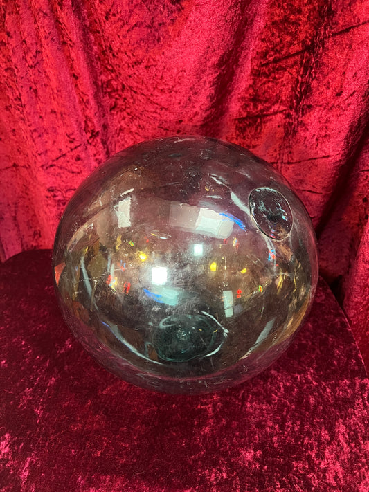 Vintage Home Decor - Murano Blown Glass Floater - Light Blue - X-Large