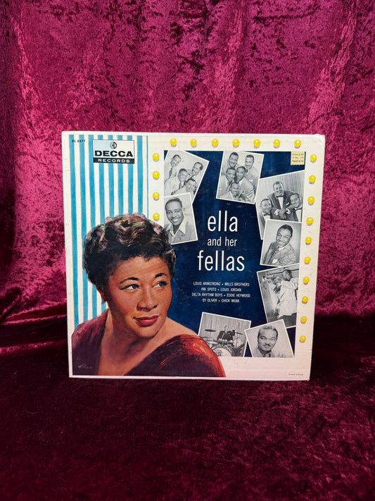 Vintage 12" Vinyl Record - Ella Fitzgerald - Ella And Her Fellas - Decca Records