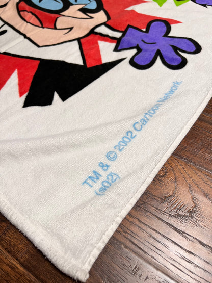 Y2K Dexter's Lab Towel - Cartoon Network 2002 - Like New!