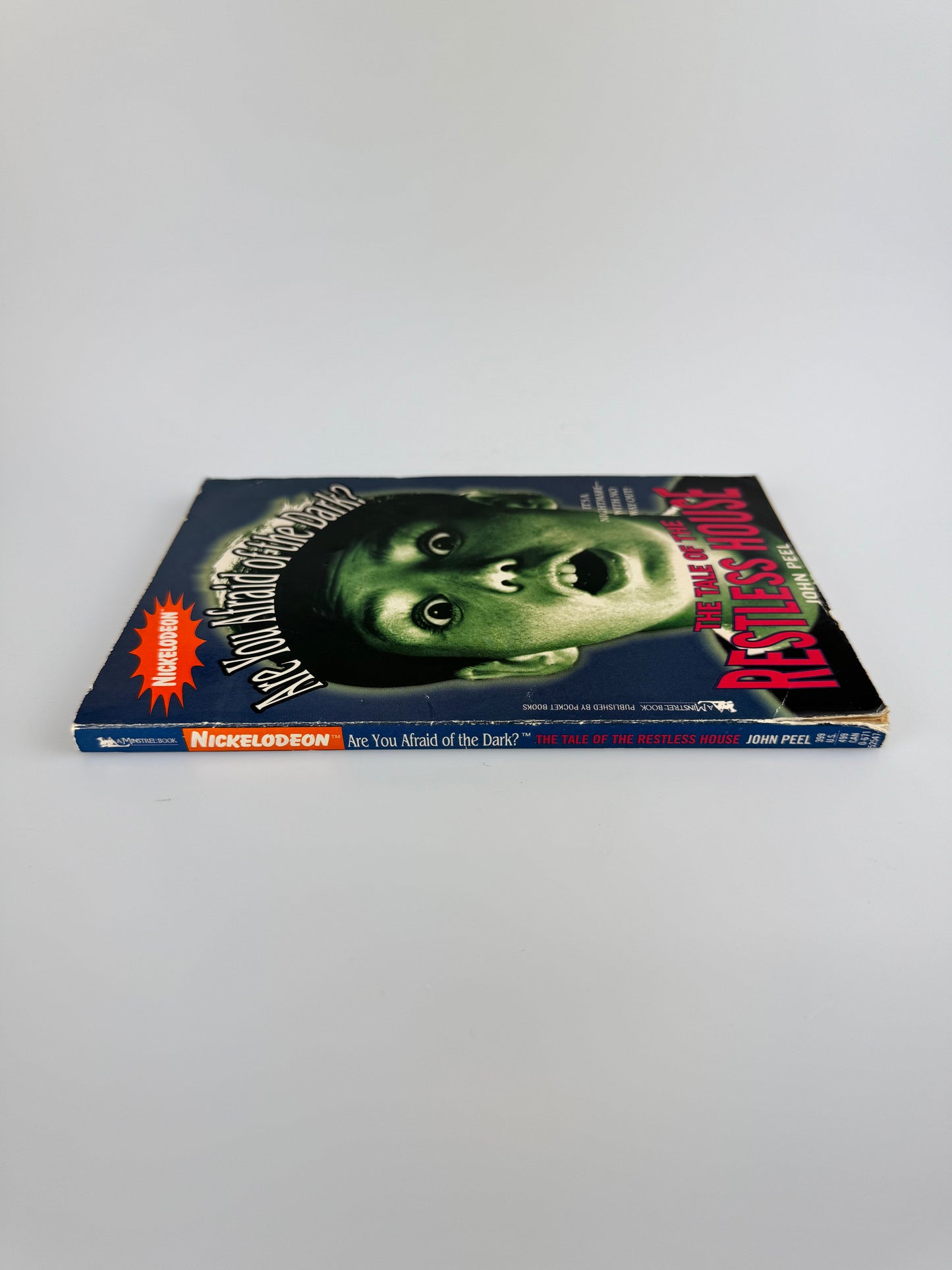 1995 Nickelodeon Are You Afraid of the Dark? Book - The Tale Of The Restless House - John Peel