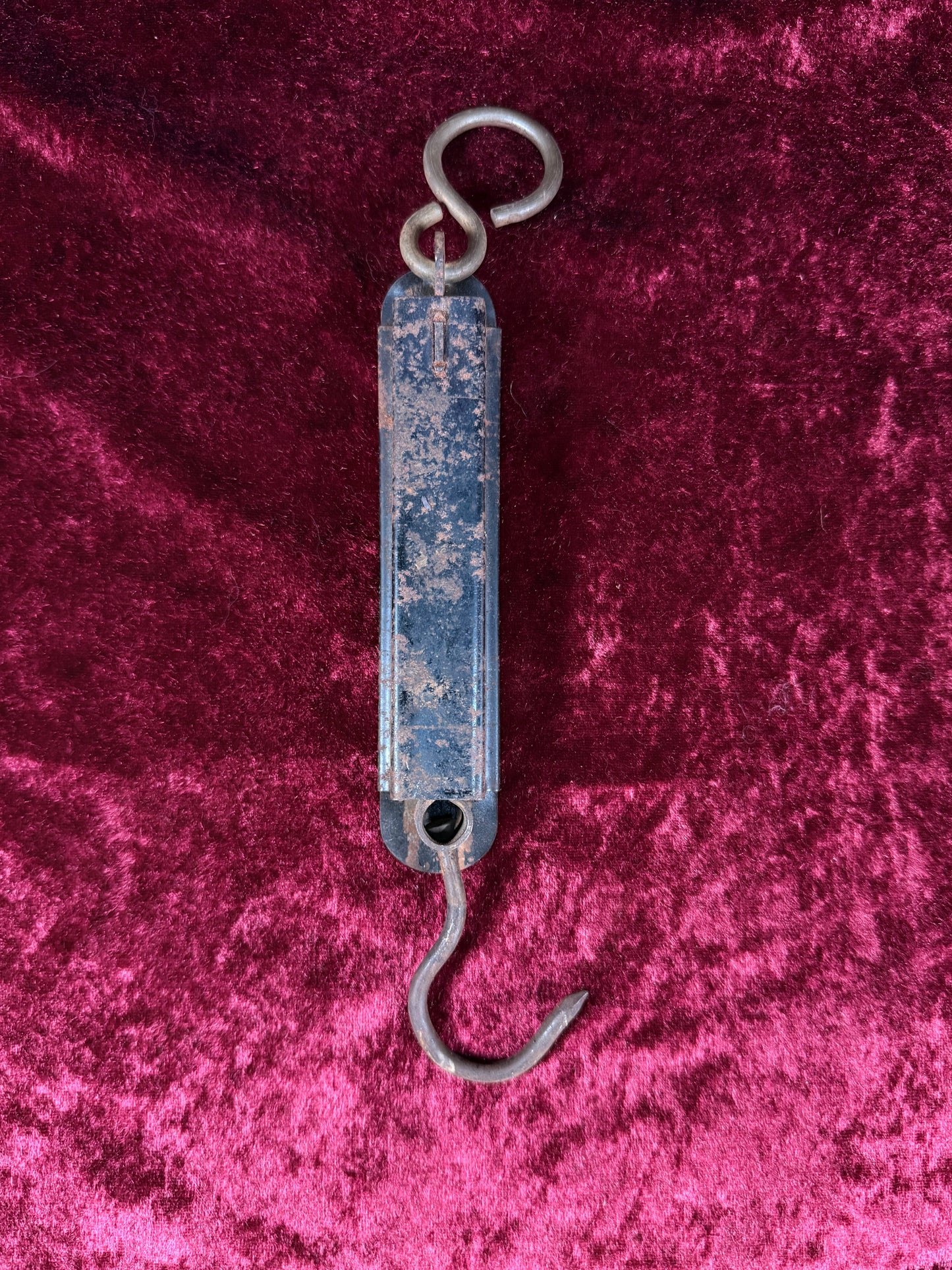 Vintage Metal Hanging Scale - Hanson Viking Jr 50 lb Spring Scale