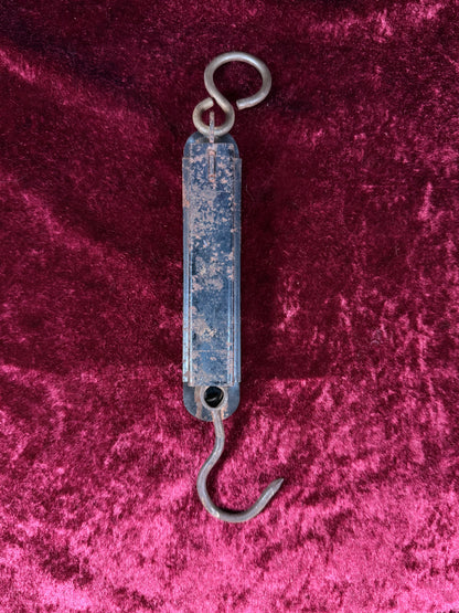 Vintage Metal Hanging Scale - Hanson Viking Jr 50 lb Spring Scale