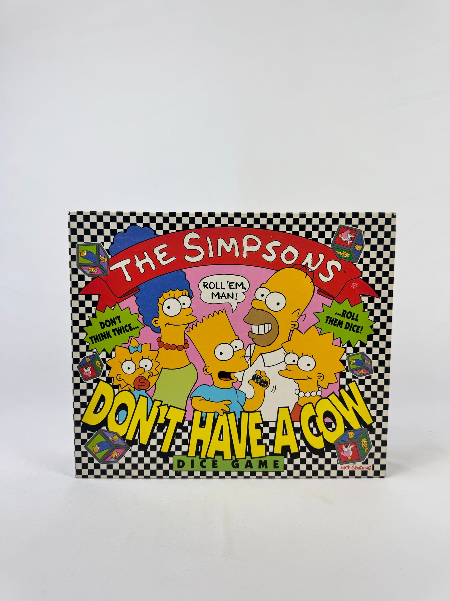 Vintage The Simpsons Don't Have a Cow Game - Milton Bradley - 1990