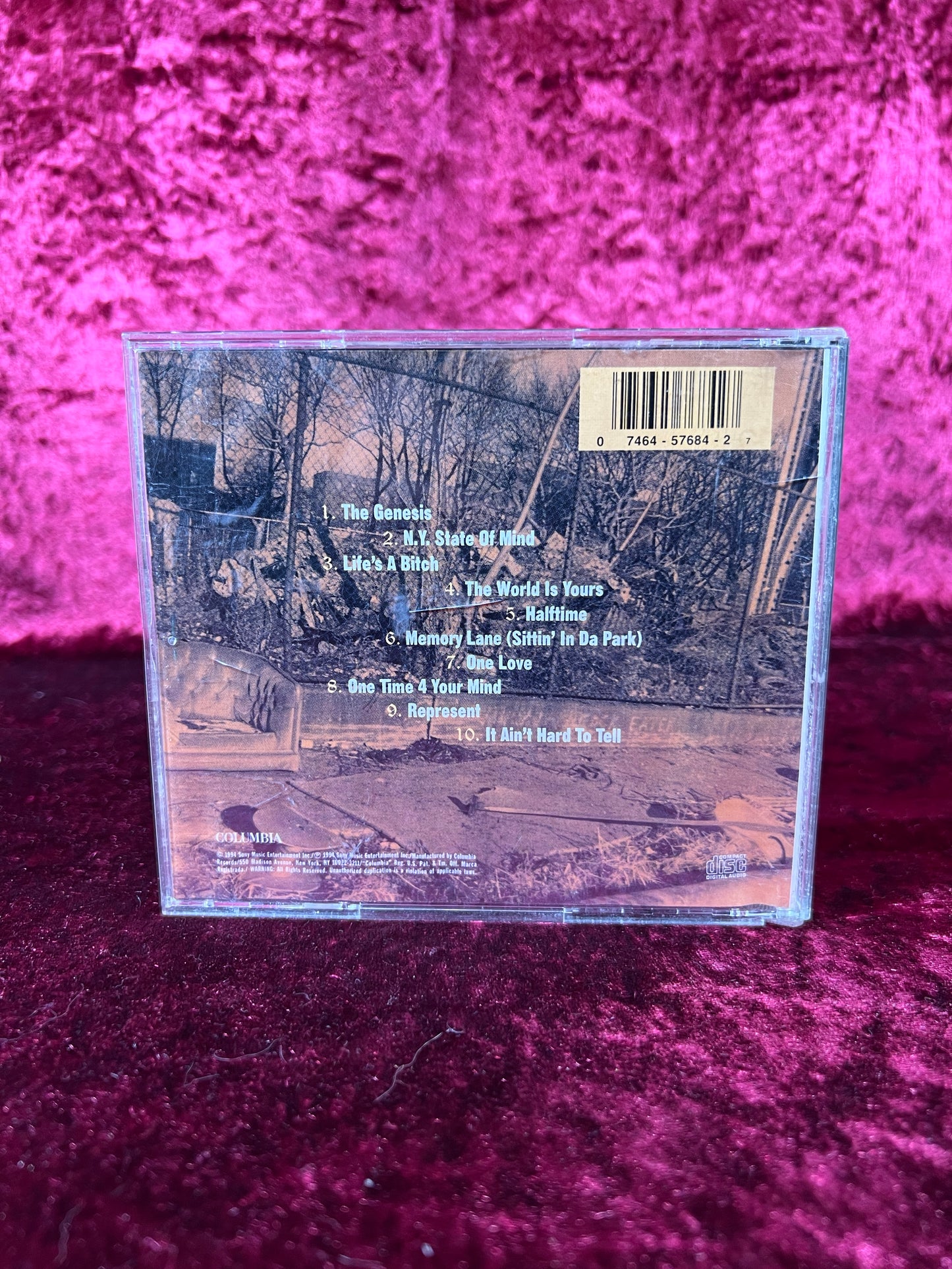 CD - Illmatic - Nas - Columbia Records - 1994