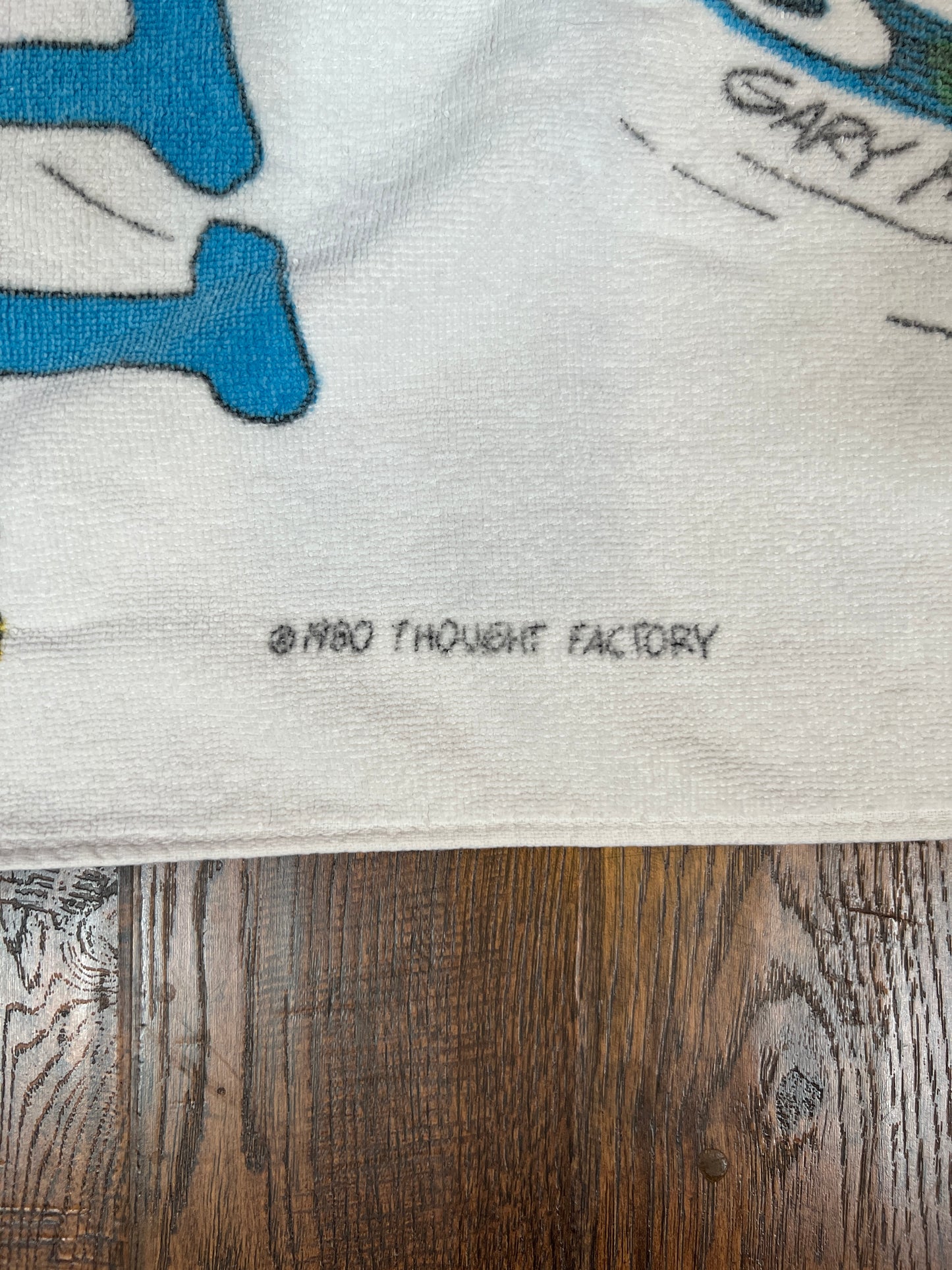 Vintage Linens - Beach Towel - Surfing In Hawaii - Gary Patterson - Thought Factory - 1980