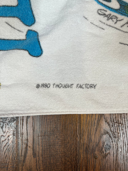 Vintage Linens - Beach Towel - Surfing In Hawaii - Gary Patterson - Thought Factory - 1980