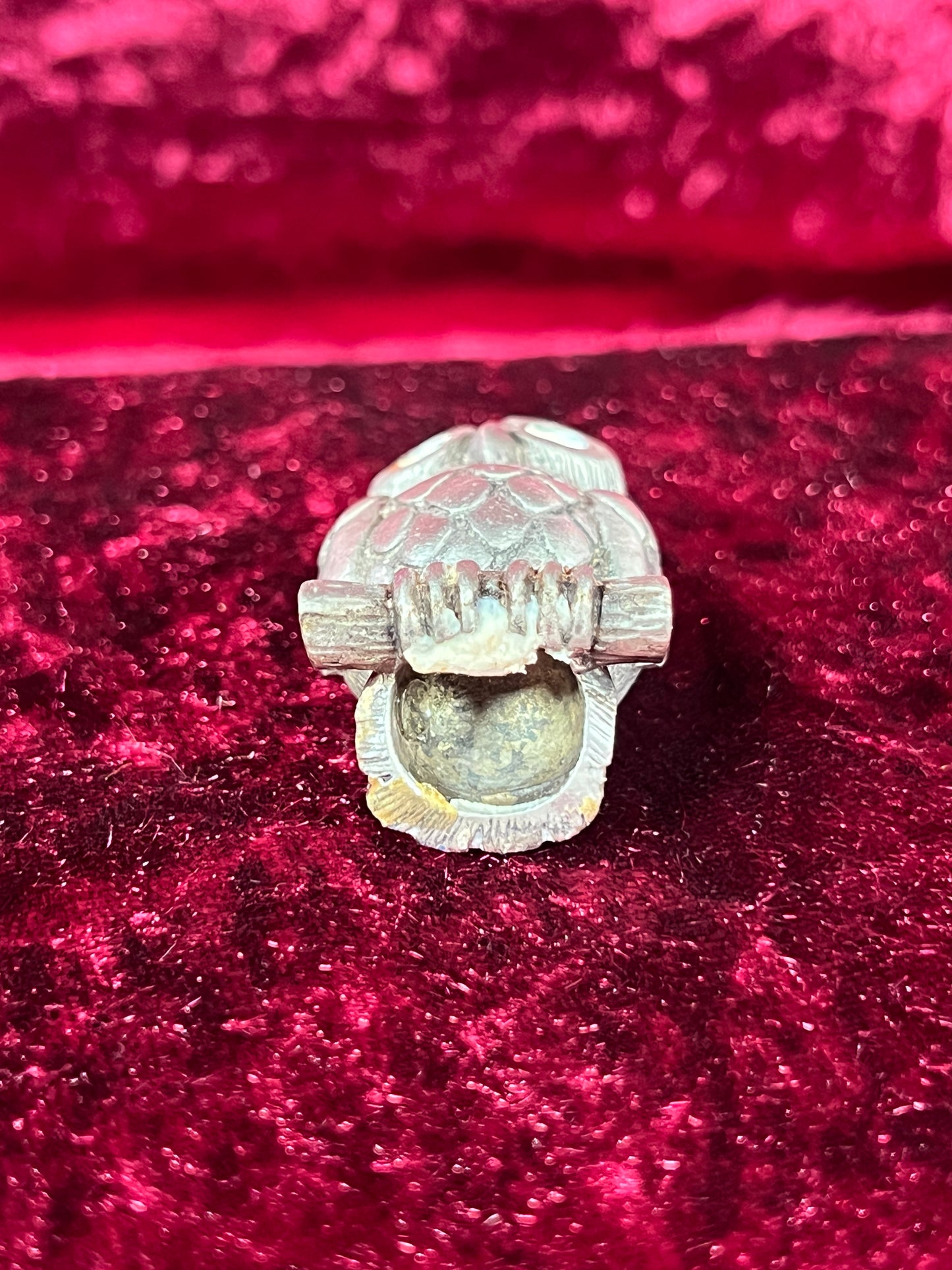 Vintage Figurine - Metal Miniature - Pewter Owl