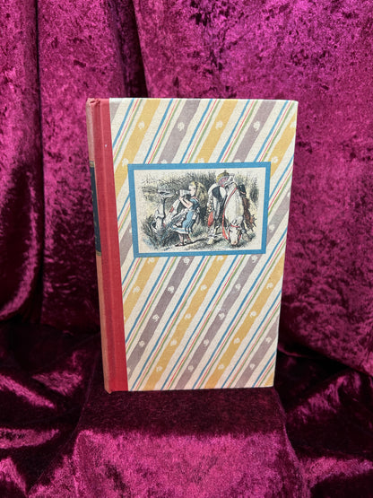 Vintage Hardcover Book Set - Alice in Wonderland Illustrated 1946 Random House Edition