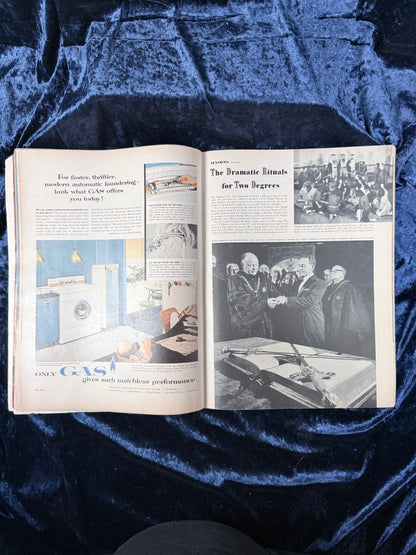 Vintage Paper LIFE Magazine – U.S. Masons Freemasonry October 1956