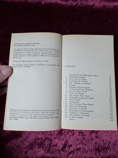 Vintage Nothing So Strange by Arthur Ford 1968 Psychic Autobiography Paperback