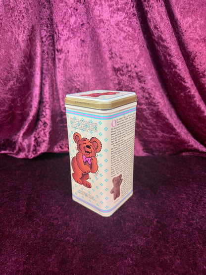 Vintage Metal Cookie Tin – Laughing Bear Cookies Made in USA