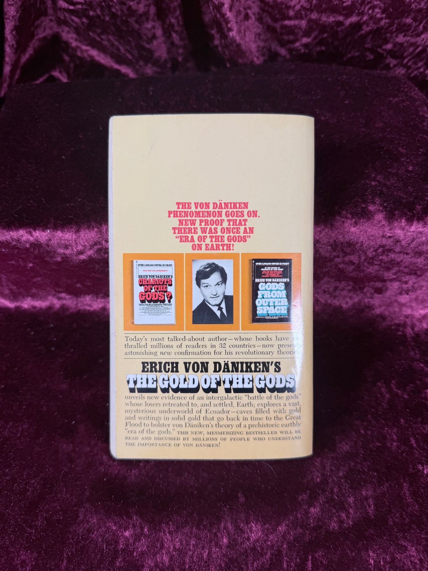 Vintage The Gold of the Gods by Erich von Däniken 1974 Illustrated Paperback