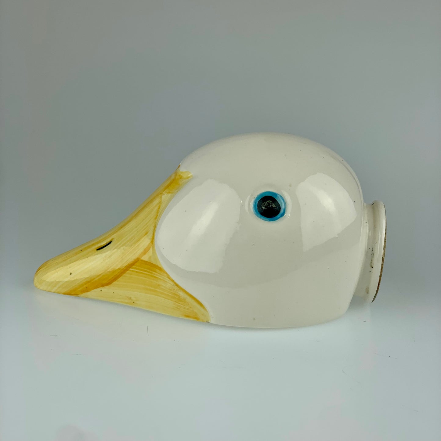 Rare Vintage George Kovacs Style Ceramic Goose Head Lamp Shade