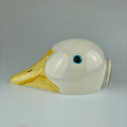 Rare Vintage George Kovacs Style Ceramic Goose Head Lamp Shade