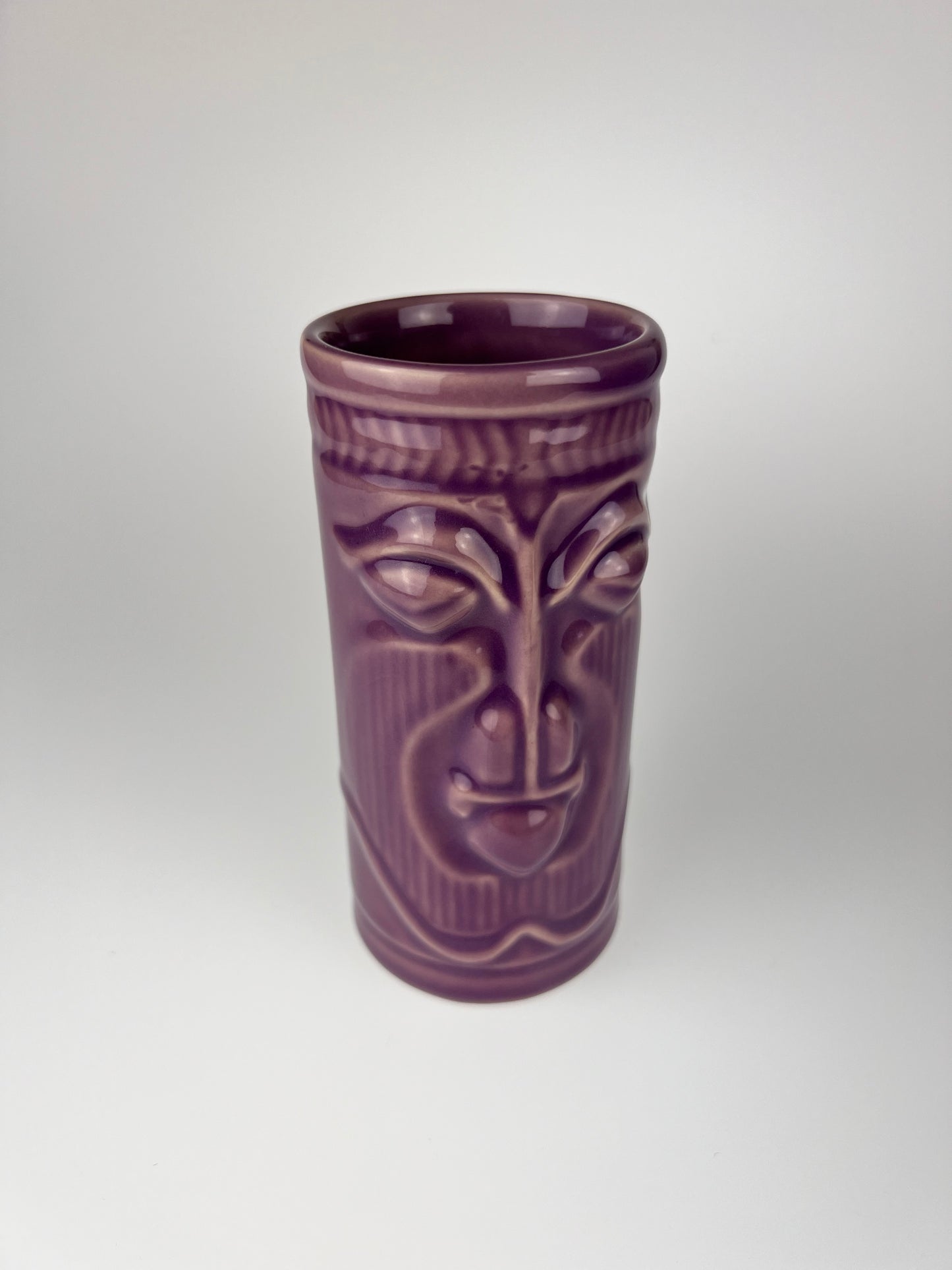 Vintage 2001 Disney Accoutrements Purple Ceramic Tiki Mug