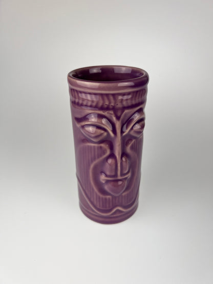 Vintage 2001 Disney Accoutrements Purple Ceramic Tiki Mug