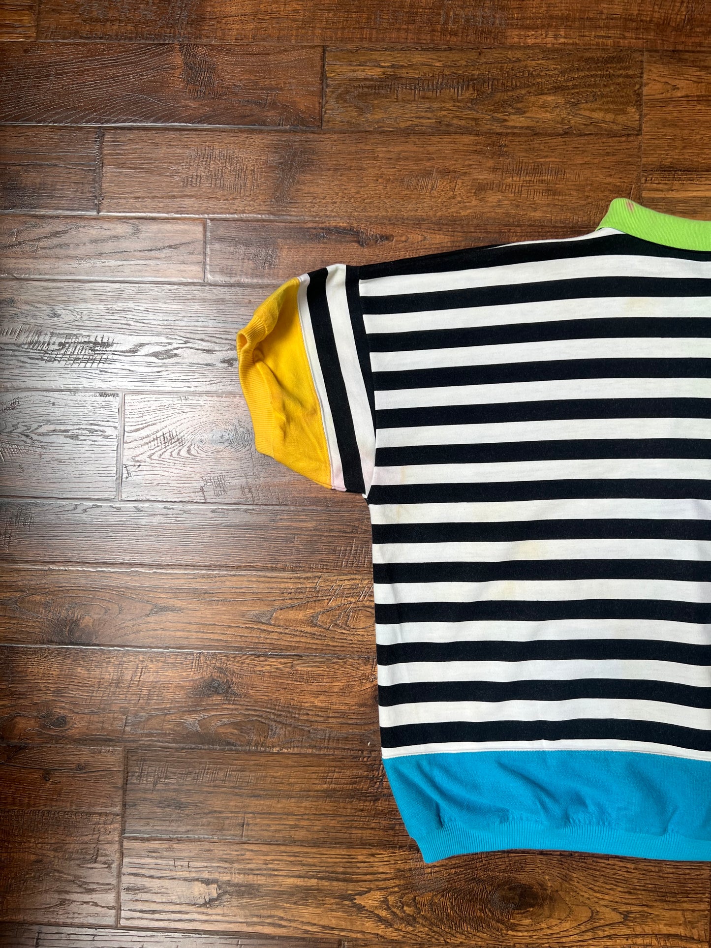 Vintage Clothing - Polo Shirt - 90’s Horizontal Stripes - 2X-Large - Goola Gong