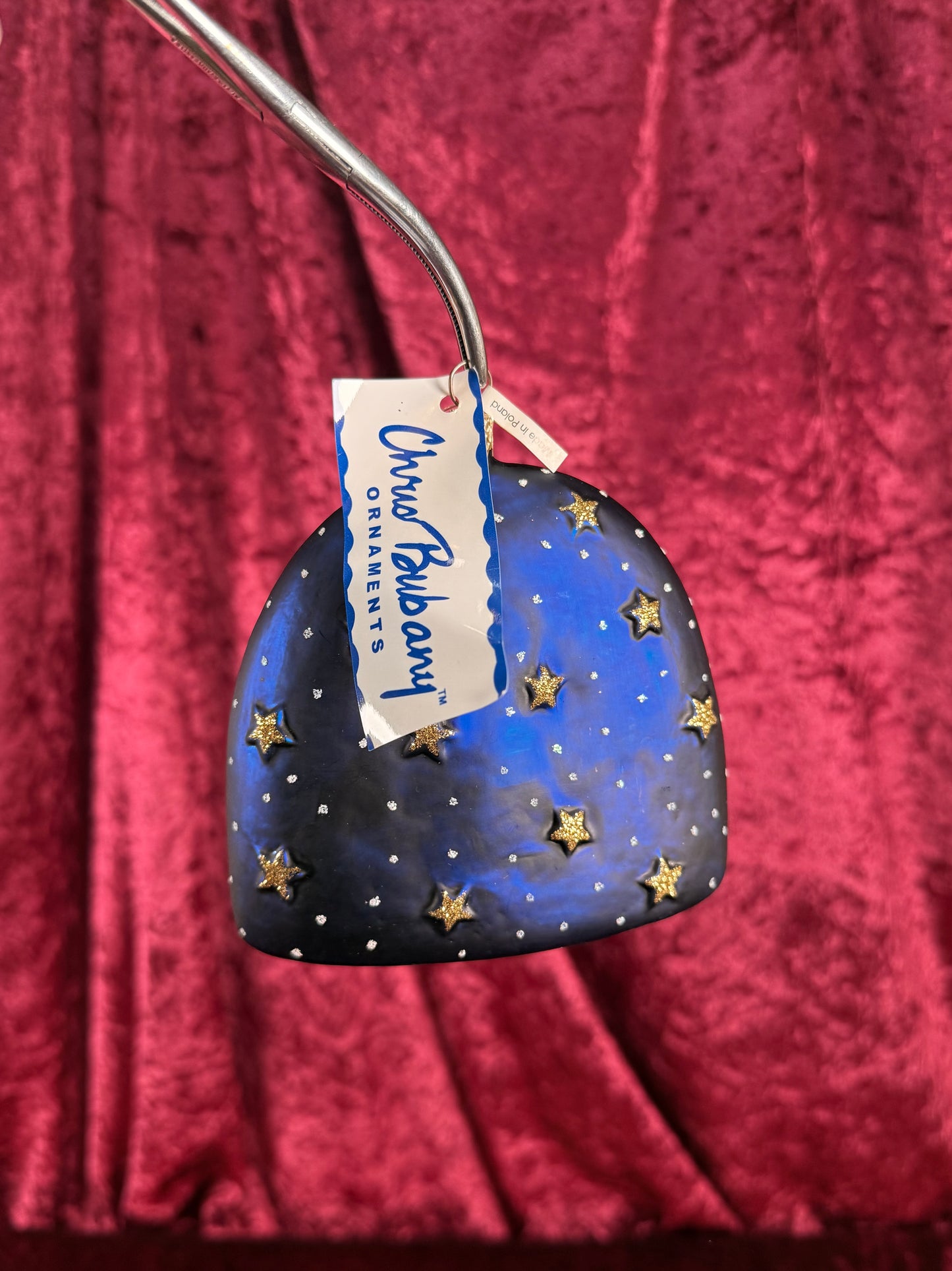 Vintage Christmas - Handblown Glass Ornament - Howling Coyotes - Chris Bubany - Poland