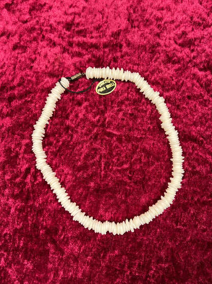 Vintage Jewelry - Choker Necklace - Simulated Puka Shell - 17.25” - He/She Hong Kong