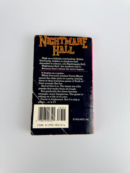 1994 Nightmare Hall Book - #15 Truth Or Die - Diane Hoh