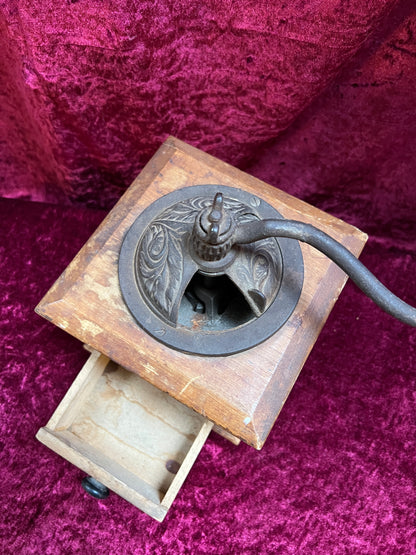 Vintage Kitchen - Antique Coffee Grinder Mill - Primitive Arcade Manufacturing