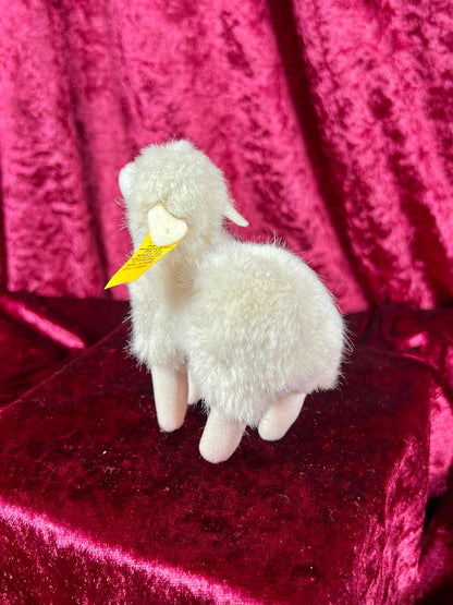 Vintage Collectibles - Miniature Stuffed Toy - Flori the Sheep - 1518/11 - Steiff - Germany