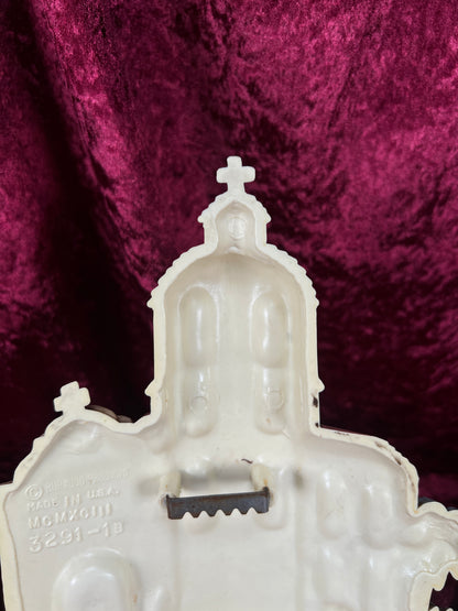 Vintage Wall Plaque Set - Southwestern Mission Church and Adobe Village - Burwood Products
