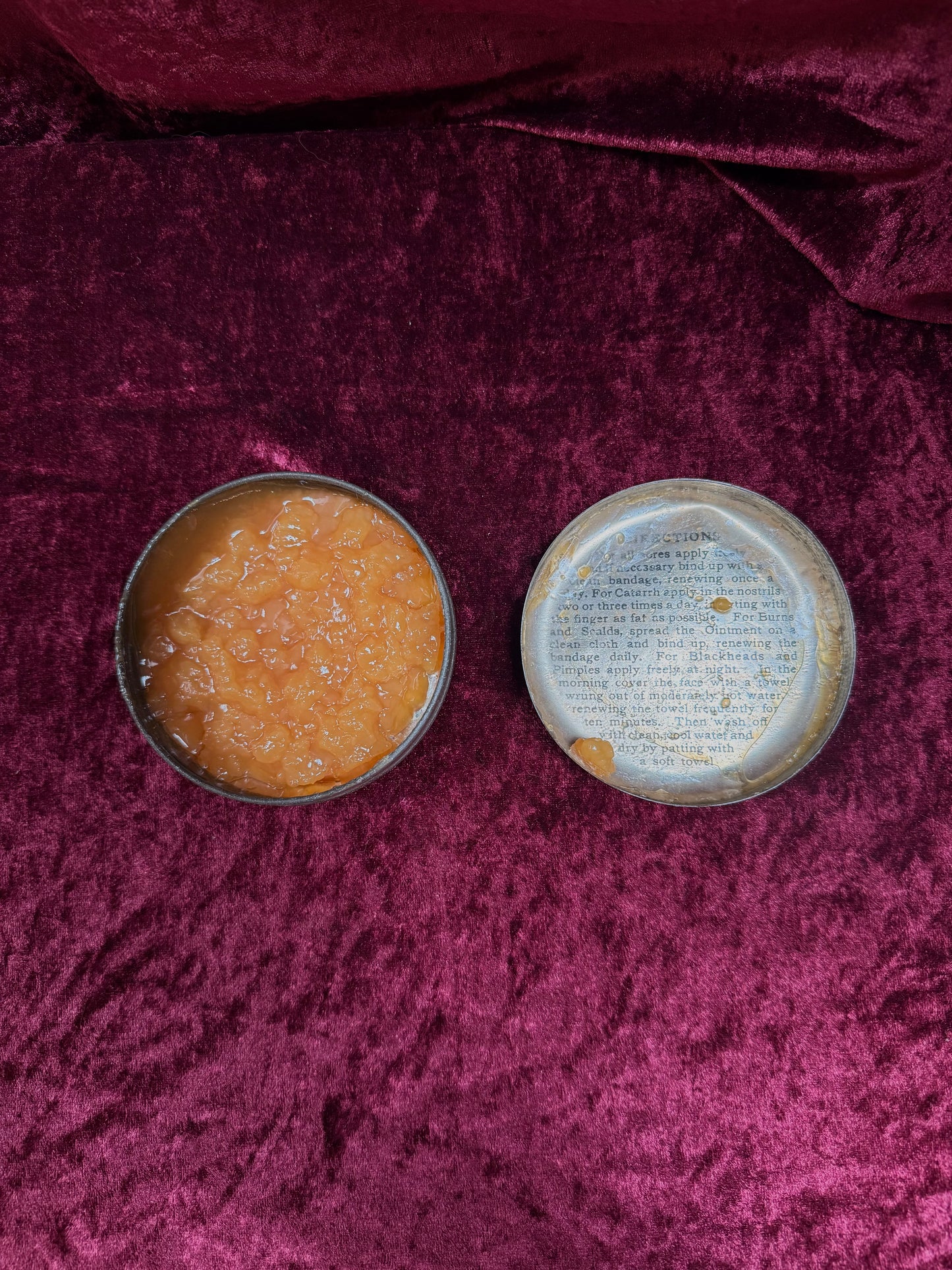 Vintage Medicine Cabinet - Metal Tin - McNess’ Mentholated Ointment