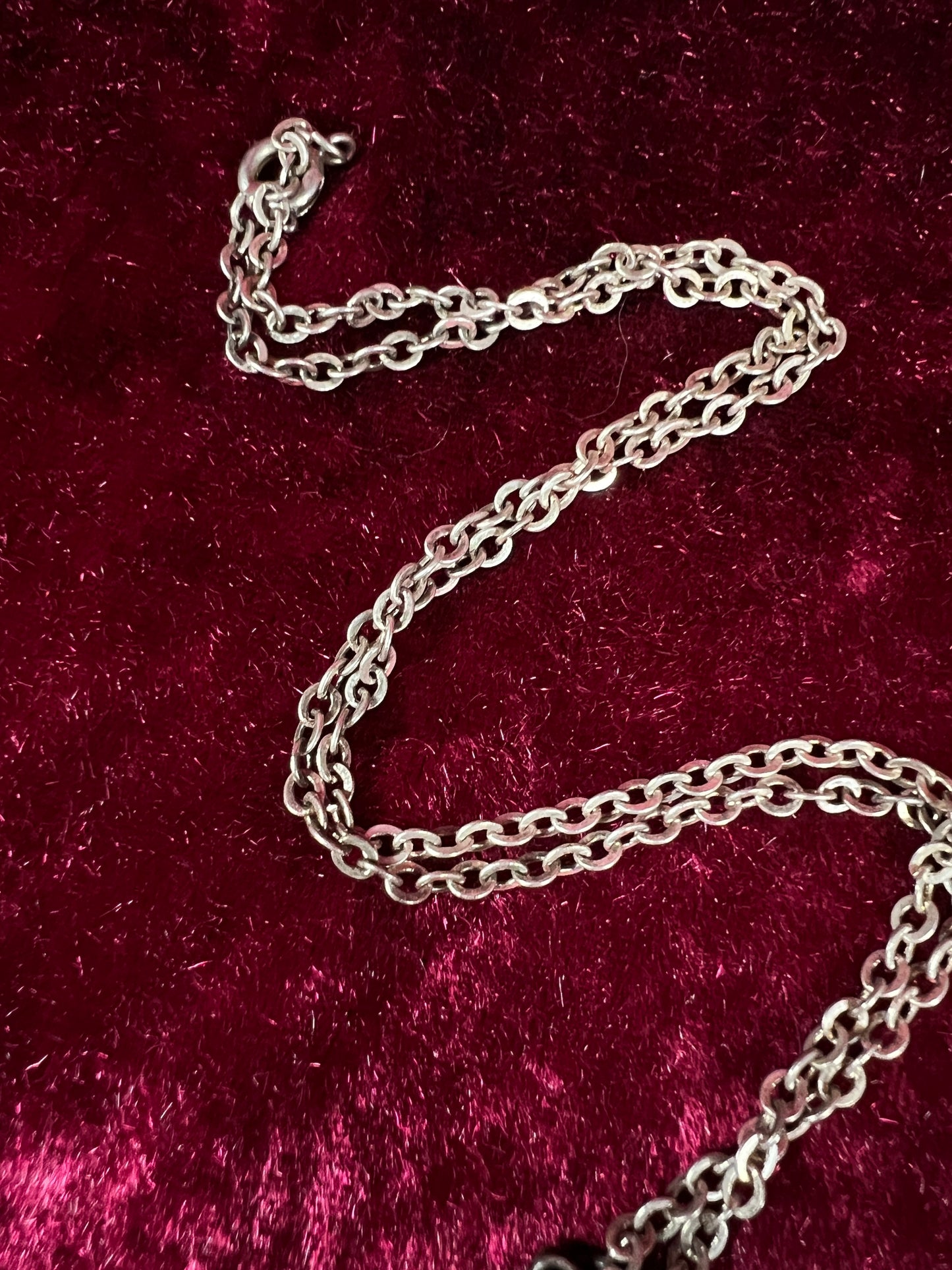 Vintage Sterling Silver Saint Christopher Necklace - Religious Medal Pendant