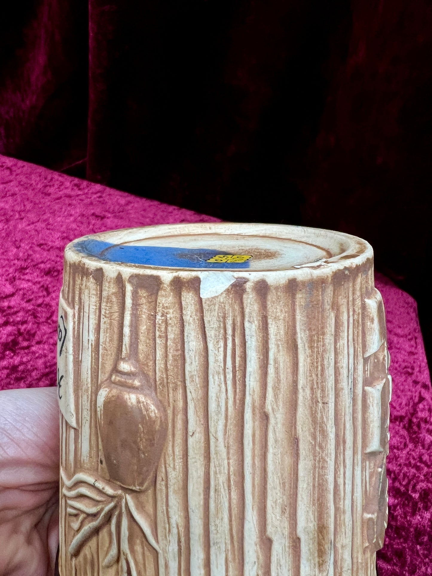 Vintage Ceramic Tiki Mug - Harvey's Lake Tahoe Souvenir Cup OMC Japan