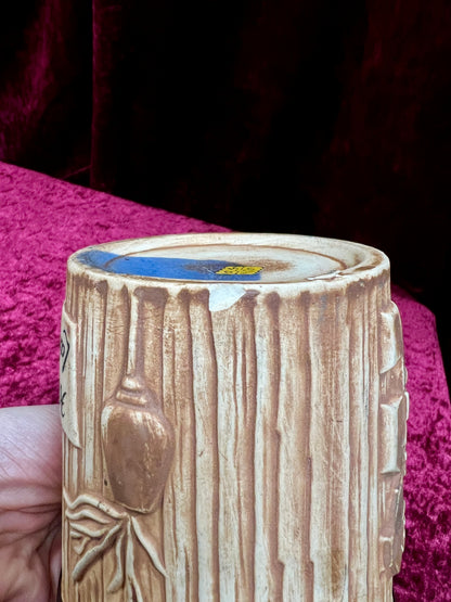 Vintage Ceramic Tiki Mug - Harvey's Lake Tahoe Souvenir Cup OMC Japan
