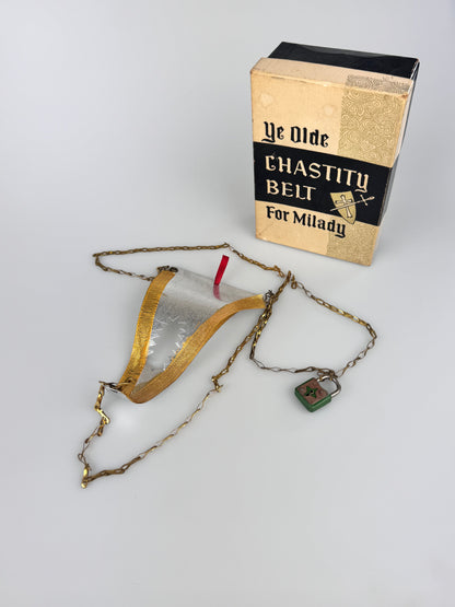 Vintage Naughty Novelty Gag Gift | Ye Olde Chastity Belt