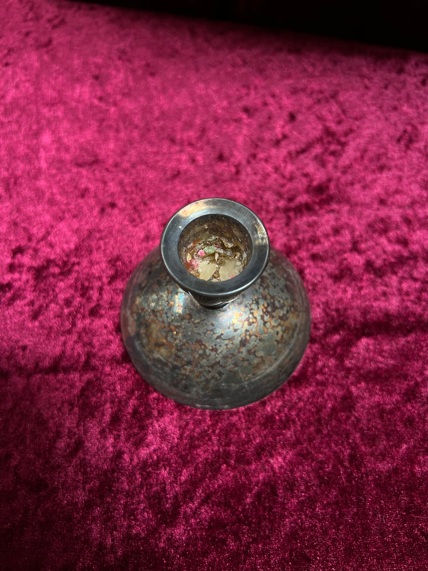 Vintage Silverplate Candlestick Holders - Domed Oneida Silversmith Trio