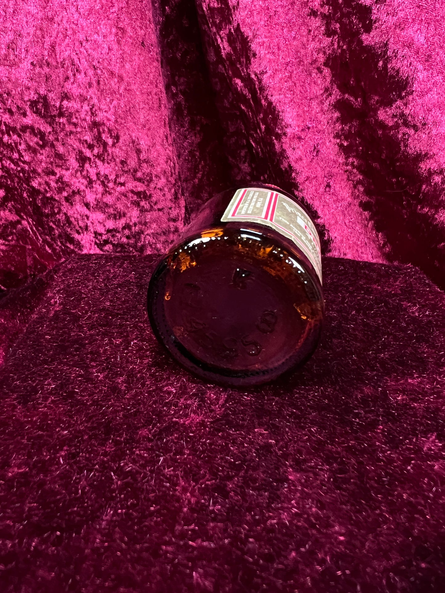 Vintage Glass Miniature Bottle - Drambuie Scotch Liqueur Advertising Collectible