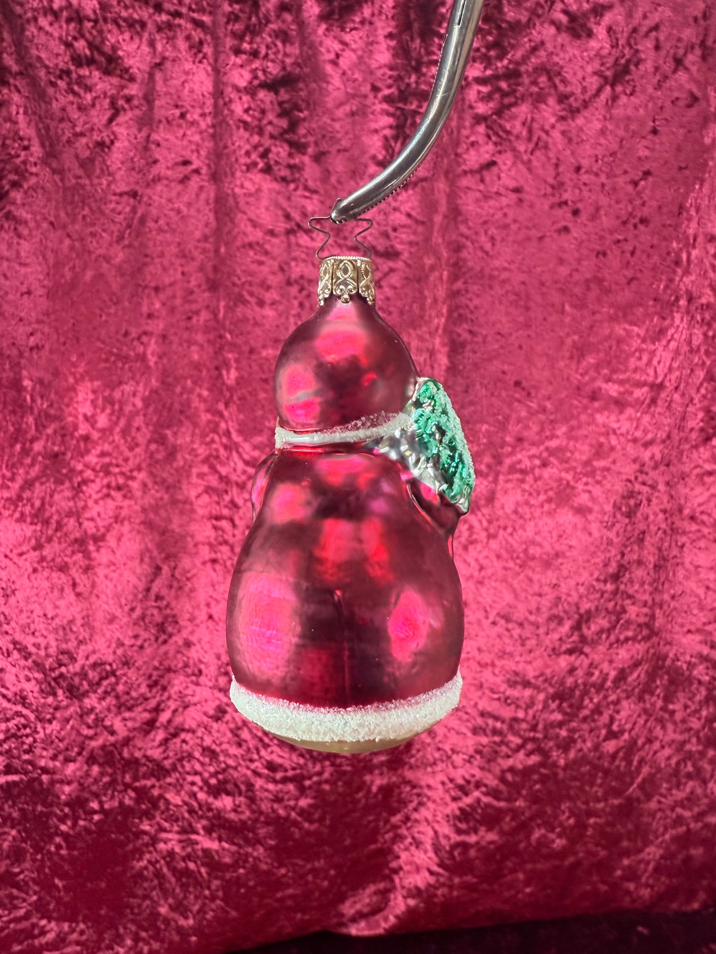 Vintage Christmas - Handblown Glass Ornament - Old World Santa - Inge Glas - Made In Germany