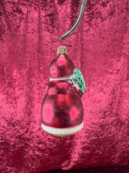 Vintage Christmas - Handblown Glass Ornament - Old World Santa - Inge Glas - Made In Germany