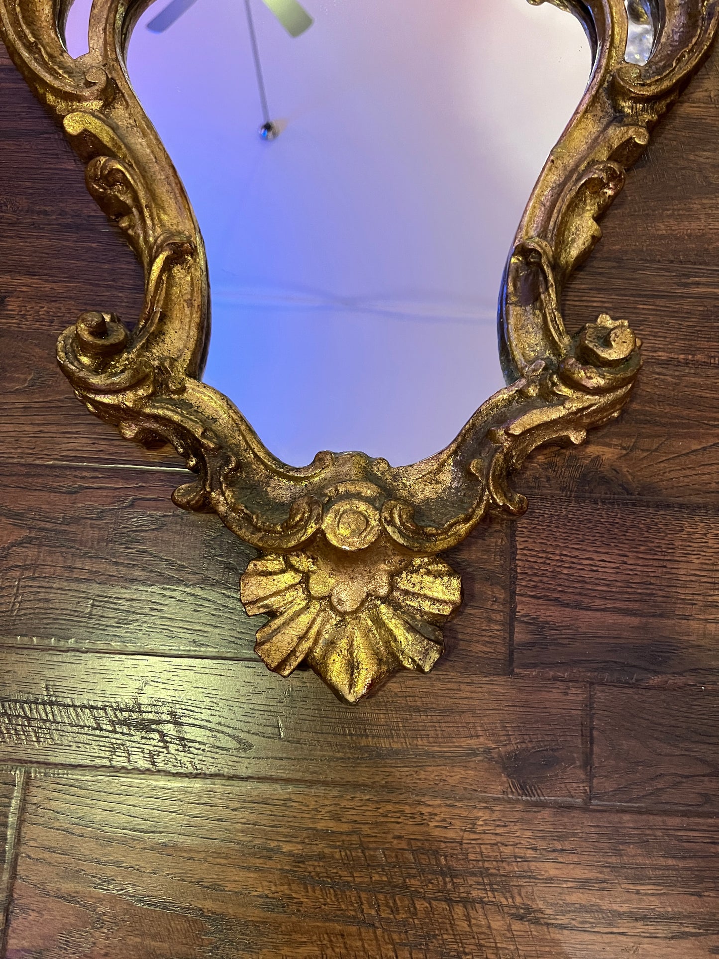 Vintage Mirror - Gilded Rococo Style Frame - Italian - 30.5" X 20.5"