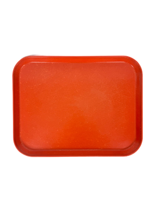 Vintage Cambro Orange Fiberglass Serving Tray