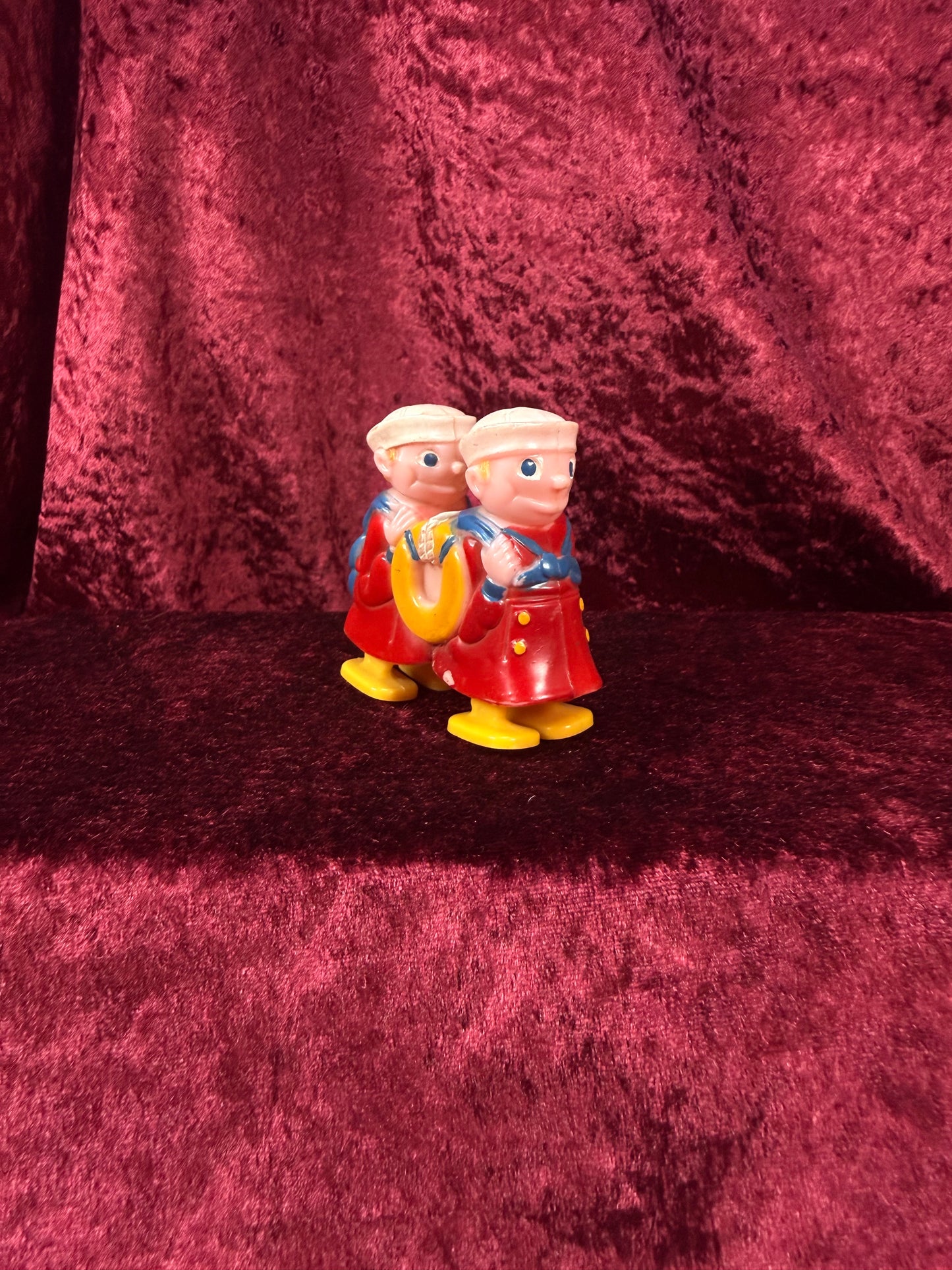 Vintage Ramp Walker Plastic Toy Set – Duck Sailor Piggy Kitsch Novelty Lot