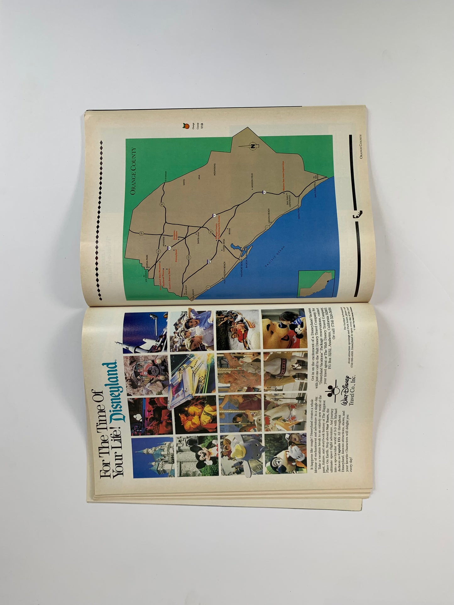 Vintage Ephemera - Discover The Californias - 1988 Travel Magazine