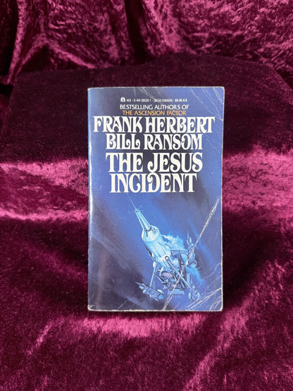 Vintage The Jesus Incident by Frank Herbert & Bill Ransom 1987 Ace Paperback