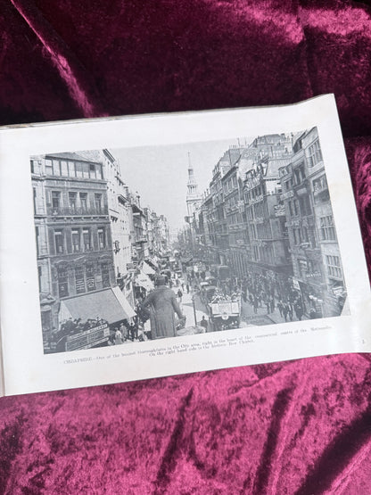 Antique Paper Souvenir Book – London Containing 101 Views by Morgan & Hoadly