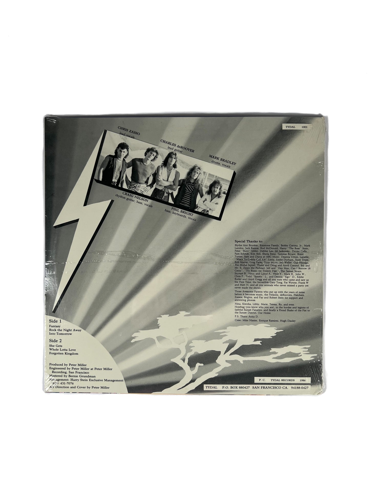Vintage 12" Vinyl Record - Sunset - Forgotten Kingdom - Tydal Records - 1986 - Sealed