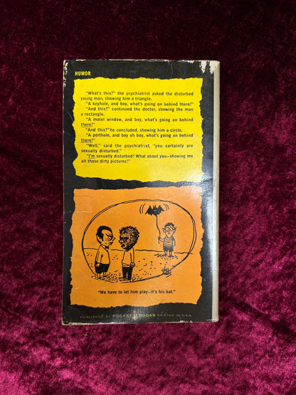 Vintage Paperback Book - The Best of Sick Jokes - Max Rezwin - Pocket Books 1967